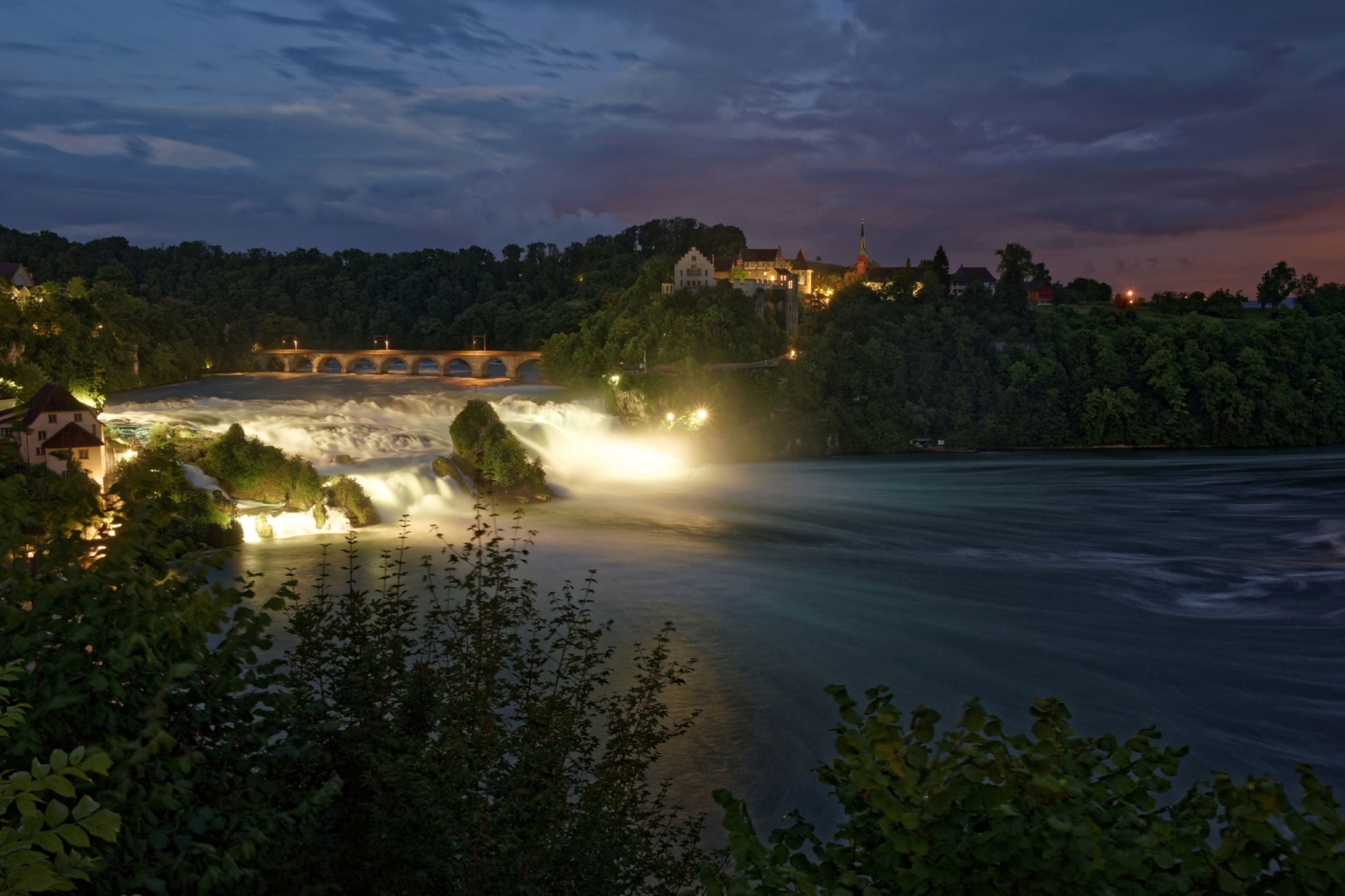 Rheinfall Beleuchtung